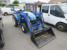 LAND LEGEND TRACTOR C/W FRONT LOADER BUCKET, 29 HOURS [NO VAT]