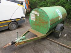 1000 LITRE ROAD TOW DIESEL BOWSER [NO VAT]