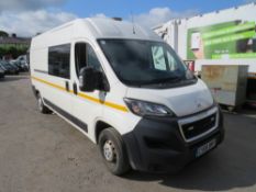 68 reg PEUGEOT BOXER 335 L3H2 HDI UTILITY VAN (DIRECT COUNCIL) 1ST REG 09/18, 11340 MILES WARR, V5