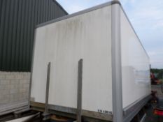 2013 20FT ALLOY BODIES LTD BOX VAN BODY C/W TAIL LIFT (LOCATION SHEFFIELD) (RING FOR COLLECTION