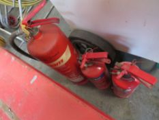 3 FIRE EXTINGUISHERS (DIRECT GAP) [+ VAT]