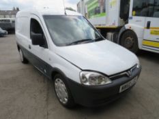 60 reg VAUXHALL COMBO 2000 CDTI (DIRECT UNITED UTILITIES WATER) 1ST REG 01/11, TEST 10/21,