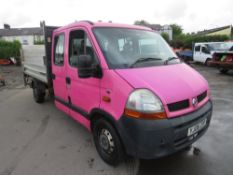 06 reg RENAULT MASTER DCLL35 DCI 100 LWB TIPPER (DIRECT COUNCIL) 1ST REG 05/06, TEST 11/21, 101165M,