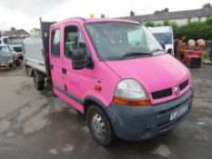 06 reg RENAULT MASTER DCLL35 DCI 100 LWB TIPPER (DIRECT COUNCIL ) 1ST REG 05/06, 119543M, V5 HERE, 1