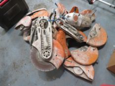 ASSTD STIHL SAW ARMS WITH BLADE COVERS [NO VAT]