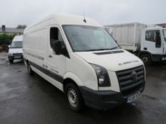 58 reg VW CRAFTER CR35 109 LWB, 1ST REG 11/08, TEST 11/21, 235244M, V5 HERE, 2 FORMER KEEPERS [NO