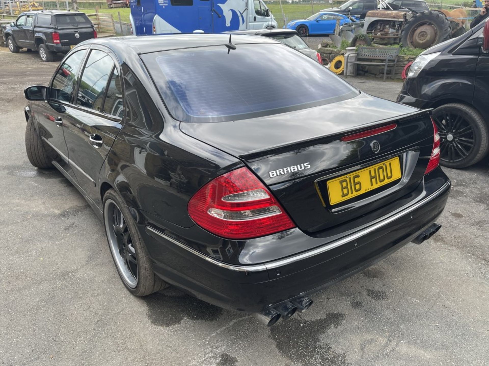 2003 MERCEDES E55 AMG AUTO V8 469 BHP KOMPRESSOR - PRIVATE REG NOT INCLUDED IN SALE (LOCATION - Image 4 of 11