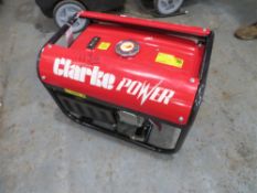 CLARKE PETROL GENERATOR [+ VAT]