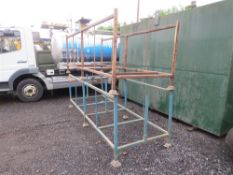 2 x METAL STILLAGES [+ VAT]