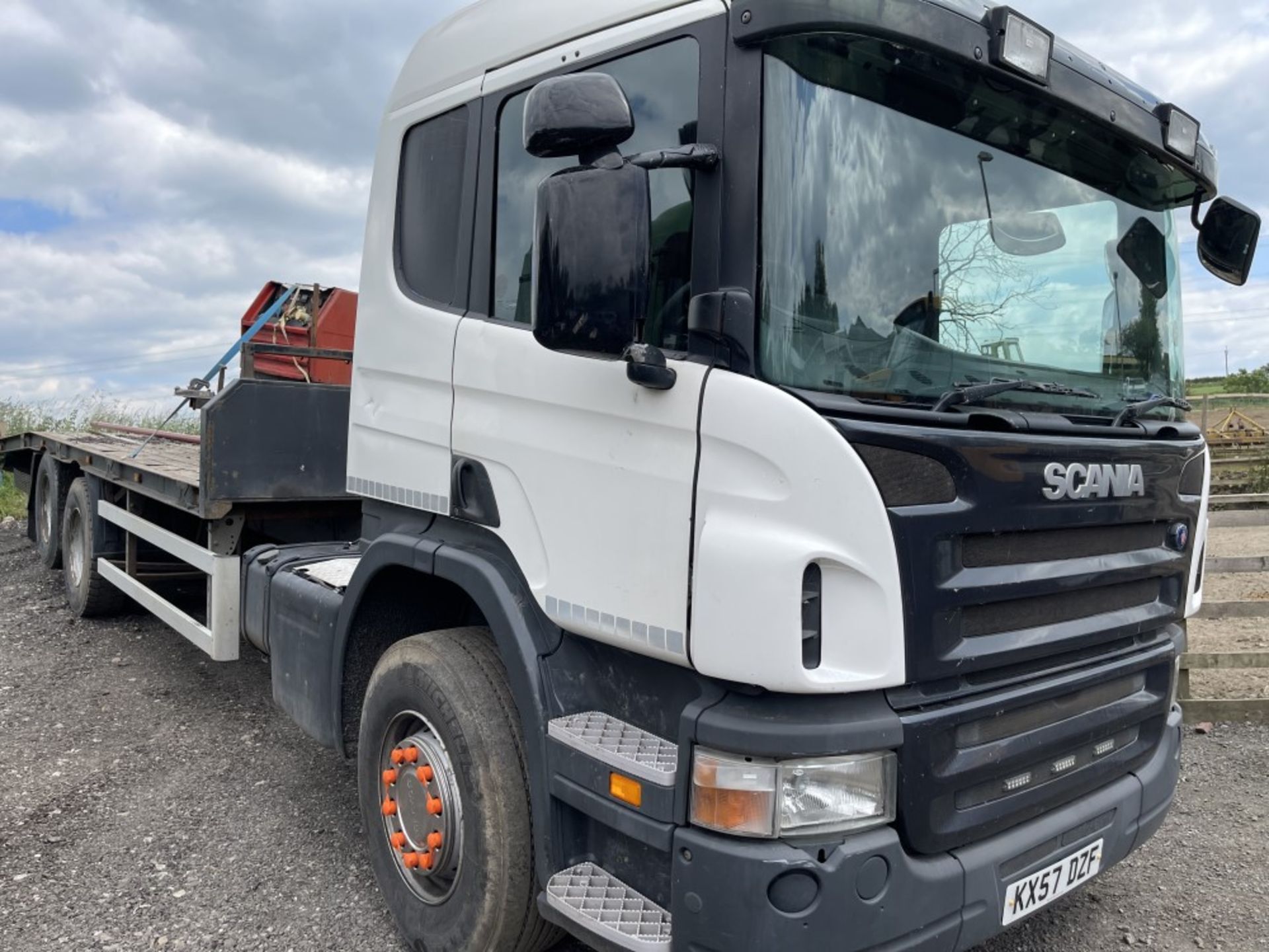 57 reg SCANIA BEAVER TAIL PLANT WAGON (LOCATION BLACKBURN) 1ST REG 11/07, 907630KM, V5 HERE (RING