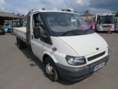 05 reg FORD TRANSIT 350 LWB DROPSIDE (DIRECT NHS) 1ST REG 03/05, 60690M, V5 HERE, 1 OWNER FROM