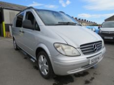 58 reg MERCEDES VITO 115 SPORT AUTO CAMPER VAN, AIR CON, BLUETOOTH, ROCK & ROLL DAY BED, [NO VAT]