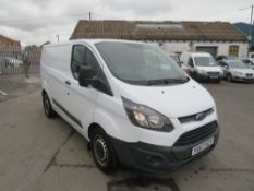 67 reg FORD TRANSIT CUSTOM 340 (DIRECT UNITED UTILITIES WATER) 1ST REG 09/17, TEST 09/21, 136651M,