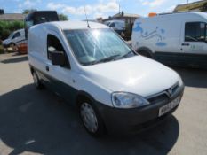 60 reg VAUXHALL COMBO 2000 CDTI (DIRECT UNITED UTILITIES WATER) 1ST REG 02/11, TEST 01/22,