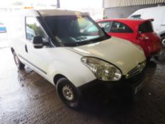 13 reg VAUXHALL COMBO 2000 L1H1 CDTI S/S ECOFLEX (NON RUNNER) (DIRECT ELECTRICITY NW) 1ST REG 04/13,