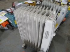 240V 2KW OIL FILLED RADIATOR HEATER (DIRECT HIRE CO [+ VAT]