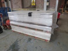 QTY OF 8 X 4 INSULATED PLASTER BOARDS VARIOUS THICKNESS [NO VAT]