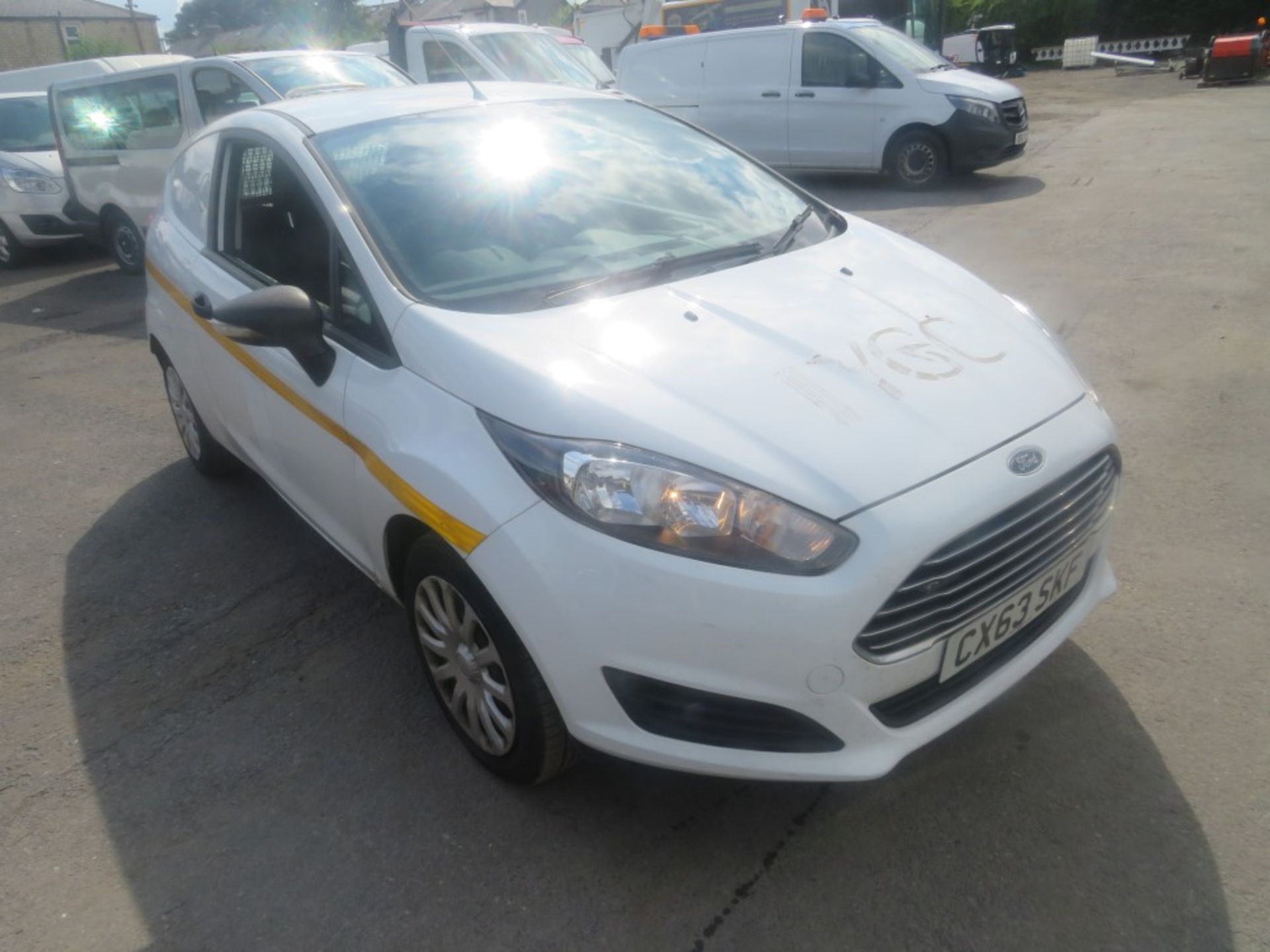 63 reg FORD FIESTA BASE TDCI VAN (DIRECT COUNCIL) 1ST REG 11/13, TEST 11/21, 68213M, V5 HERE