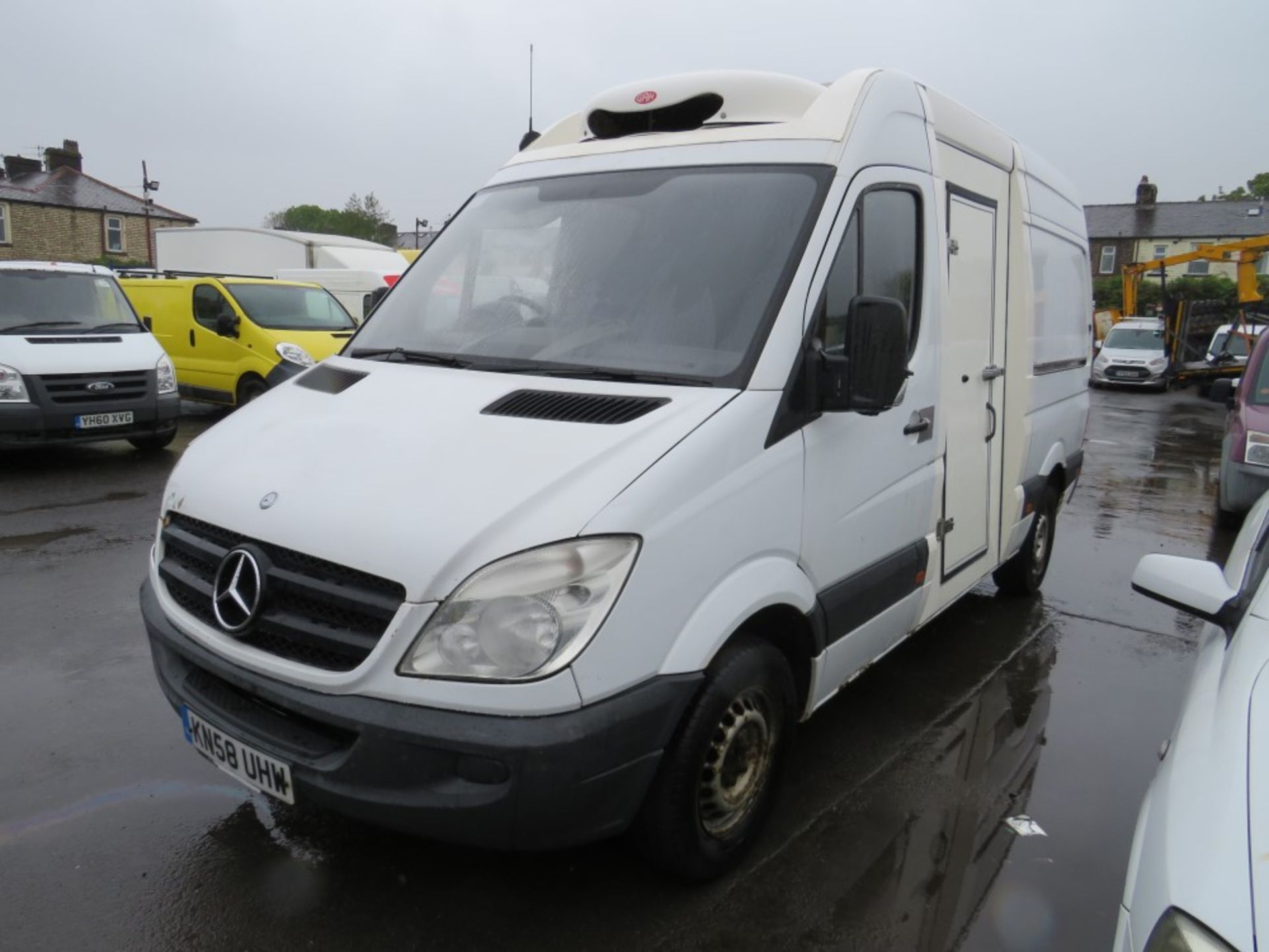 58 reg MERCEDES SPRINTER 311 CDI MWB FRIDGE VAN, 1ST REG 11/08, TEST 11/21, 192307M WARRANTED, V5 - Image 2 of 7