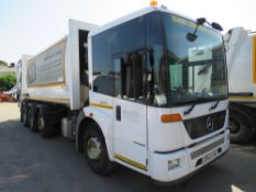 62 reg MERCEDES 3233LL REFUSE WAGON (DIRECT COUNCIL) 1ST REG 02/13, TEST 01/22, 109015KM, V5 HERE, 1