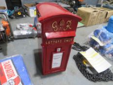 G R POST BOX [+ VAT]