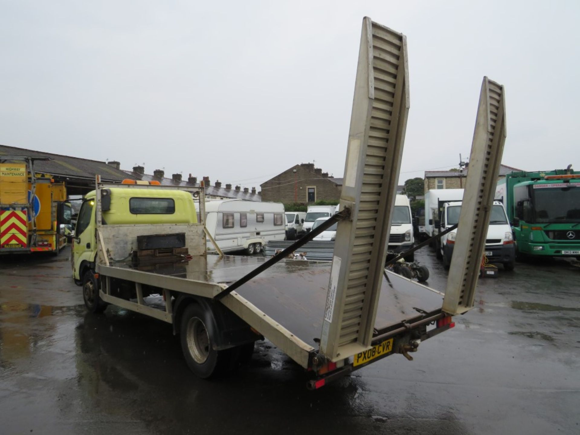 08 reg HINO 7.5t CAR TRANSPORTER BEAVERTAIL PLANT LORRY, 1ST REG 07/08, TEST 05/22, 232360M, V5 - Image 3 of 6