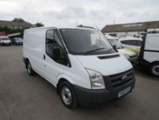 60 reg FORD TRANSIT T260 FWD SWB, 1ST REG 01/11, TEST 02/22, 137081M NOT WARRANTED [NO VAT]