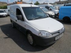 60 reg VAUXHALL COMBO 2000 CDTI (DIRECT UNITED UTILITIES WATER) 1ST REG 09/10, TEST 08/22,