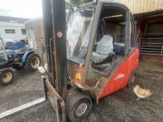 LINDE H25 FORK LIFT (LOCATION BLACKBURN) WORKS AS IT SHOULD (RING FOR COLLECTION DETAILS) [NO VAT]