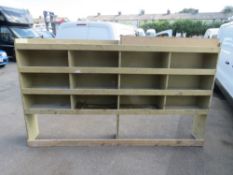 WOODEN VAN RACKING - CAME OUT OF FORD TRANSIT MWB [NO VAT]