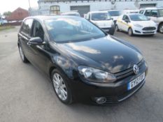 12 reg VW GOLF GT TDI 140, 1ST REG 04/12, TEST 07/22, 81869M, V5 HERE, 2 FORMER KEEPERS [NO VAT]