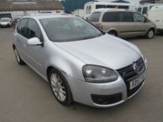 57 reg VW GOLF GT SPORT TSI 140, 1ST REG 10/07, TEST 11/21, 116614M WARRANTED, V5 HERE, 3 FORMER