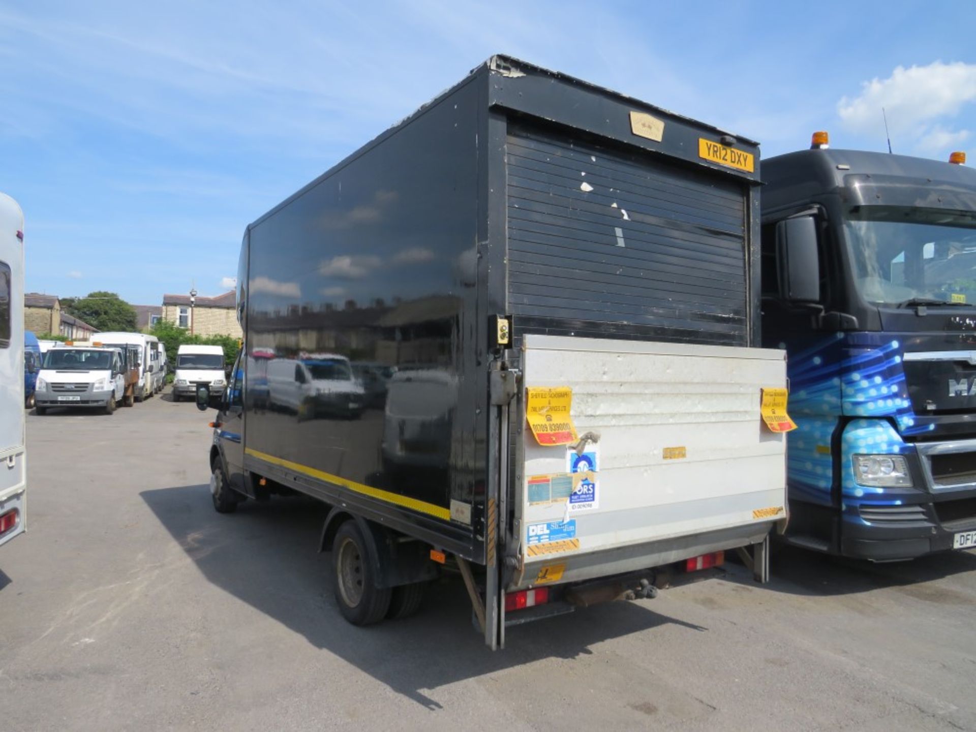 12 reg FORD TRANSIT 155 T350 LWB LUTON VAN C/W SLIM JIM TAIL LIFT, 1ST REG 03/12, TEST 12/21, - Image 3 of 7