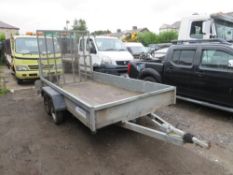 INDESPENSION 12' X 6' 2800KG TWIN AXLE TRAILER [NO VAT]