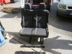 FORD TRANSIT MINIBUS DOUBLE SEAT WITH THE RUNNERS - CAME OUT OF A 17 reg TRANSIT MINIBUS [+ VAT]