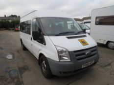 60 reg FORD TRANSIT 115 T350 RWD MINIBUS (DIRECT COUNCIL) 1ST REG 12/10, TEST 01/22, V5 HERE, 2