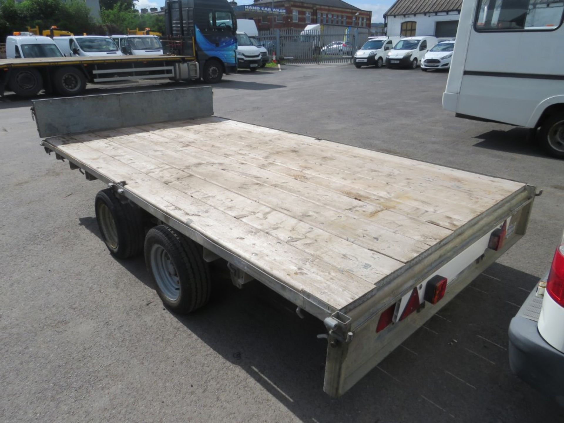 IFOR WILLIAMS LM126G FLAT BED TRAILER [NO VAT] - Image 2 of 2