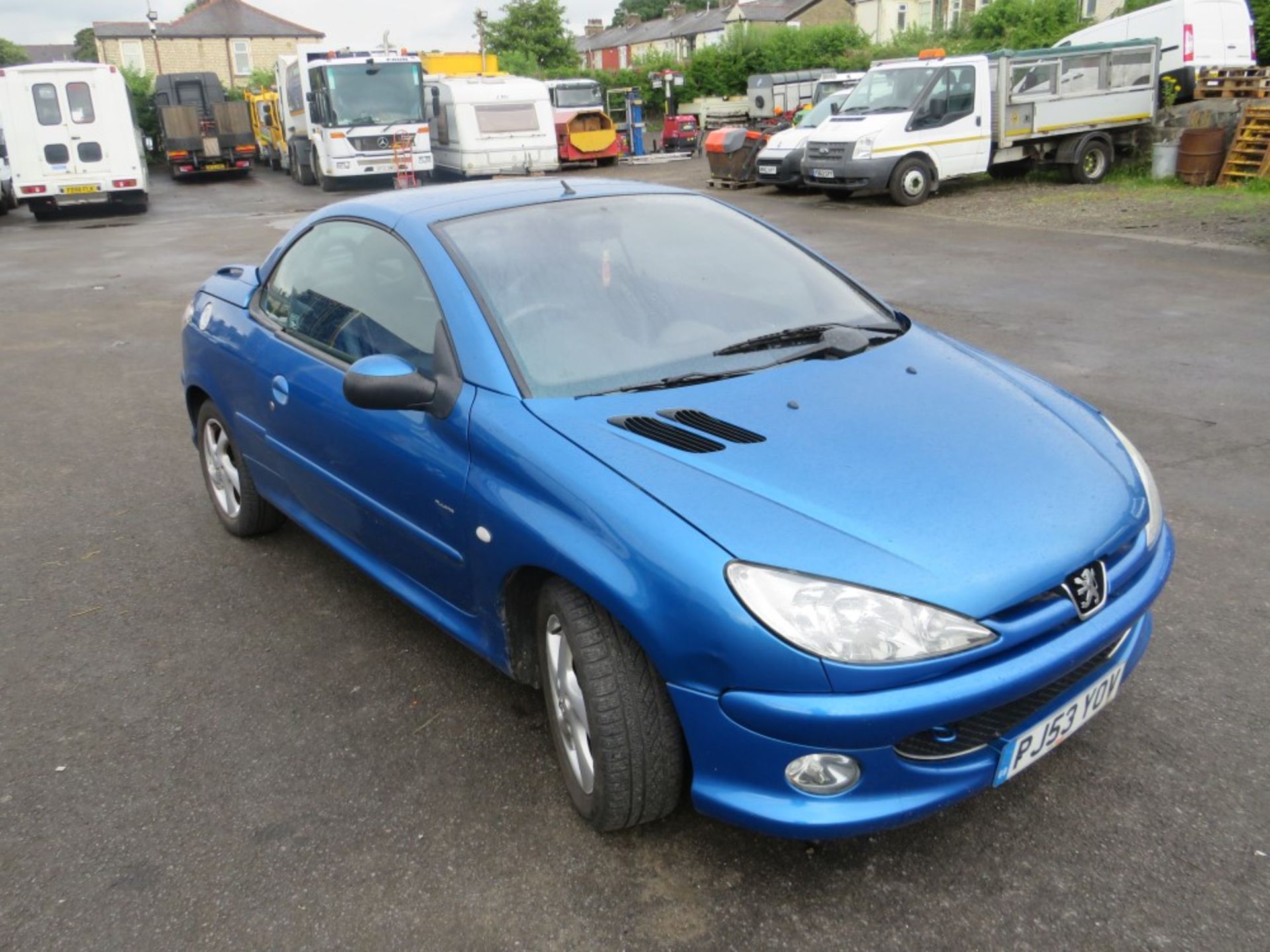 53 reg PEUGEOT 206 ALLURE COUPE, 1ST REG 01/04M TEST 01/22, 56817M, V5 HERE, 3 FORMER KEEPERS [NO