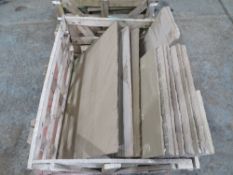 ASSTD NATURAL COLOUR INDIAN STONE FLAGS [NO VAT]