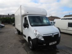 64 reg VAUXHALL MOVANO F3500 L3H1 CDTI LUTON, 1ST REG 10/14, TEST 10/21, 118729M, V5 TO FOLLOW [+