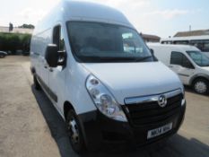 14 reg VAUXHALL MOVANO R3500 L4H3 CDTI DRW (DIRECT COUNCIL) 1ST REG 07/14, TEST 02/22, 75387M, V5