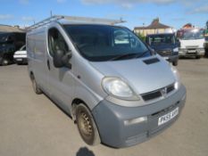 55 reg VAUXHALL VIVARO 2700 DTI SWB, 1ST REG 10/05, TEST 10/21, 162482M, V5 HERE, [NO VAT]