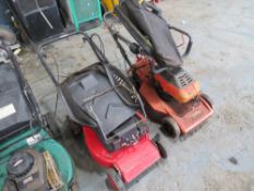 2 X LAWN MOWERS [NO VAT]