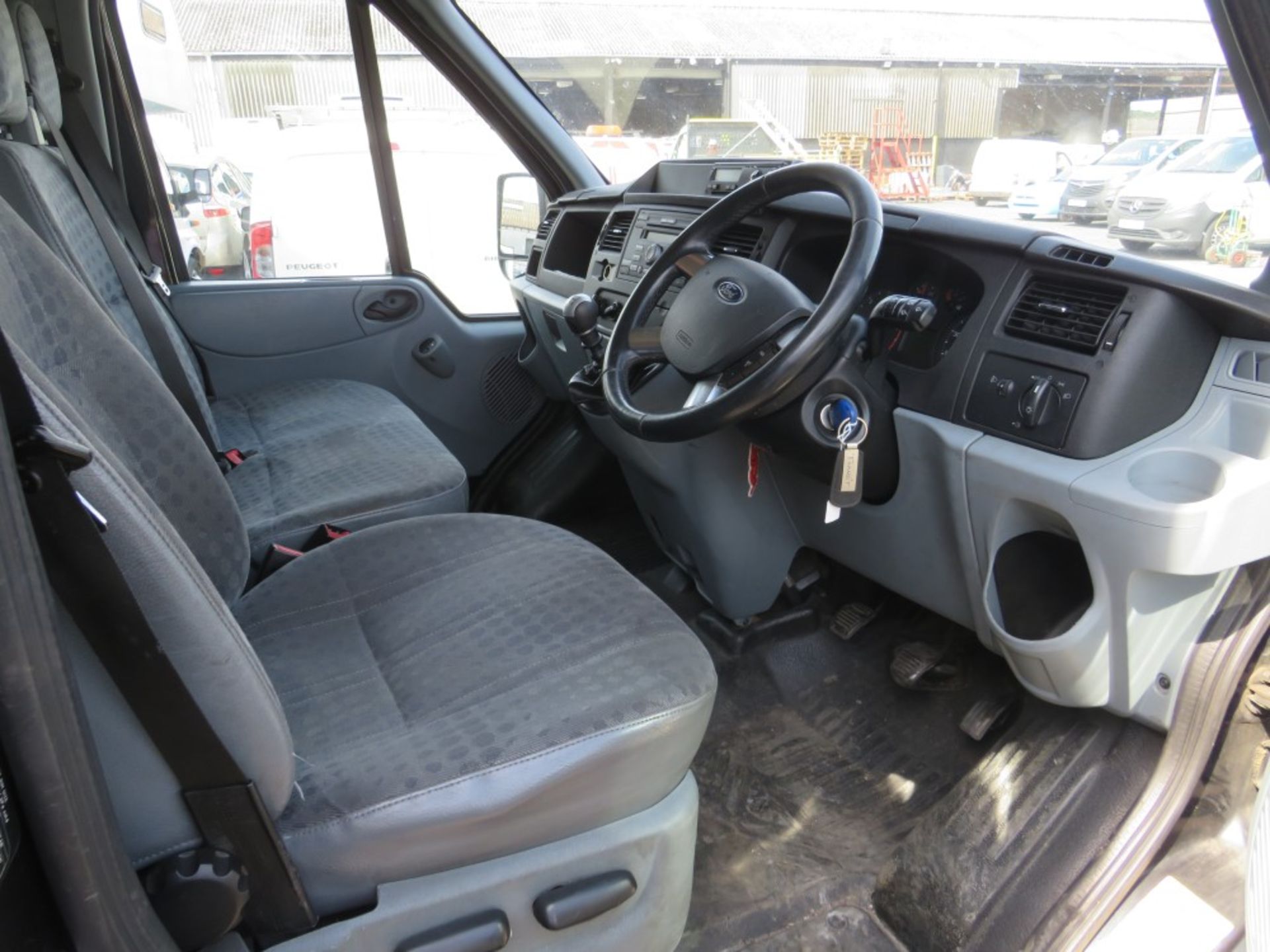 12 reg FORD TRANSIT 155 T350 LWB LUTON VAN C/W SLIM JIM TAIL LIFT, 1ST REG 03/12, TEST 12/21, - Image 6 of 7