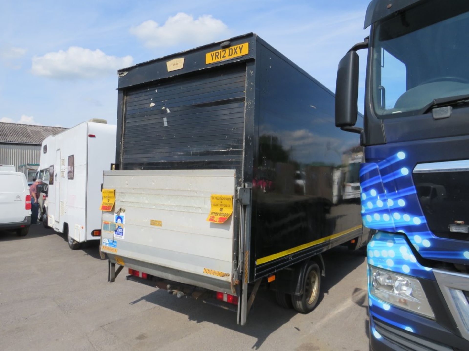 12 reg FORD TRANSIT 155 T350 LWB LUTON VAN C/W SLIM JIM TAIL LIFT, 1ST REG 03/12, TEST 12/21, - Image 4 of 7