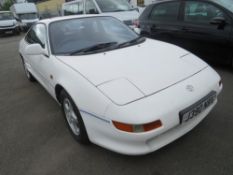 J reg TOYOTA MR2, 1ST REG 02/92, TEST 04/22, V5 MAY FOLLOW, 86381M [NO VAT]