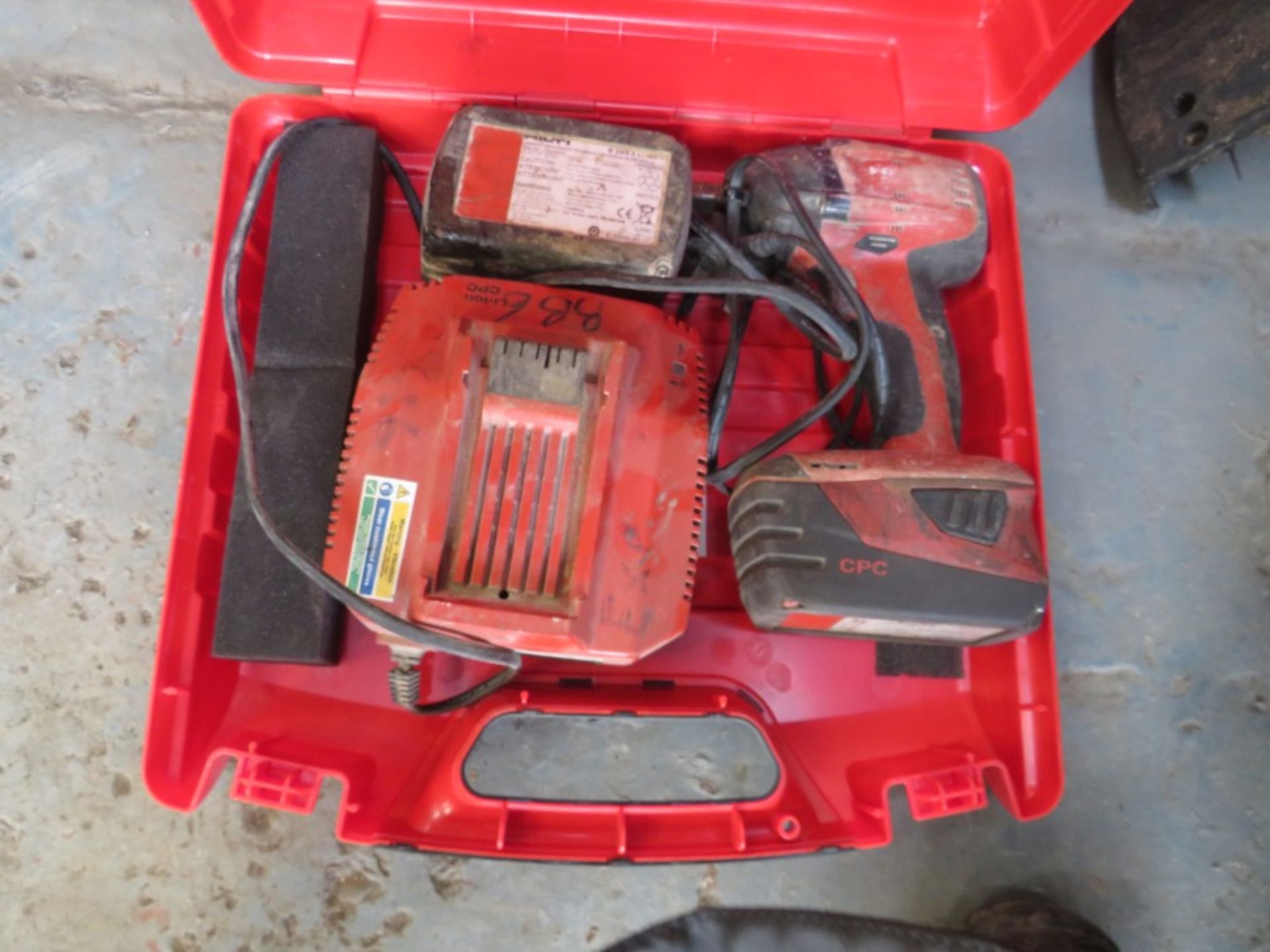 HILTI 22v IMPACT GUN c/w 2 BATTERIES, CHARGER & CASE [+ VAT]