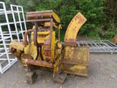 BUNCE SNOW BLOWER C/W 4 CYL LISTER DIESEL ENGINE [NO VAT]