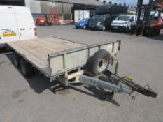 IFOR WILLIAMS LM126G FLAT BED TRAILER [NO VAT]