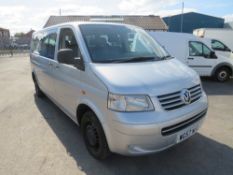 57 reg VW TRANSPORTER SHUTTLE SE 102 LWB, 1ST REG 12/07, TEST 07/22, 94337M, V5 HERE, 1 FORMER